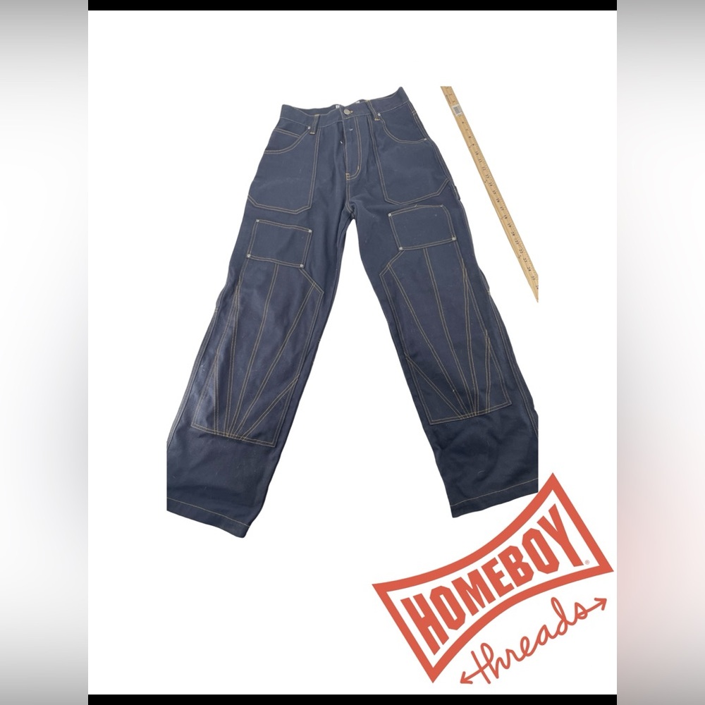 Brigade Navy Blue Cargo Pants